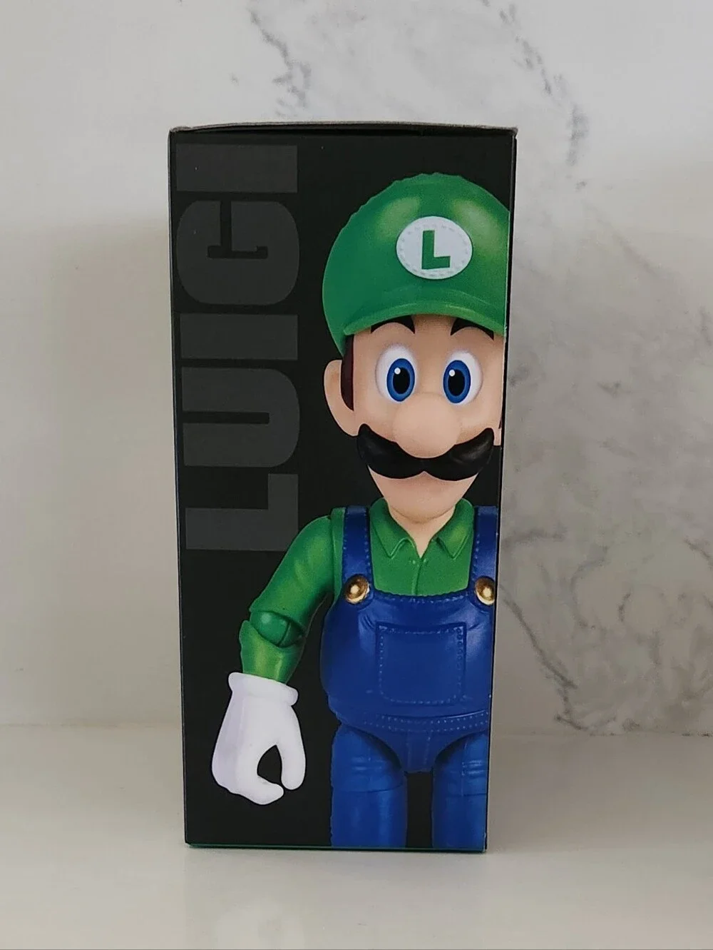 Nintendo Luigi Figure with Green Hat and Blue Overalls - Super Mario Bros. Movie